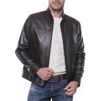 Café Racer Jacket // Brown (XS)