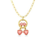 Swarovski Millenia Crystal Earrings // Pink