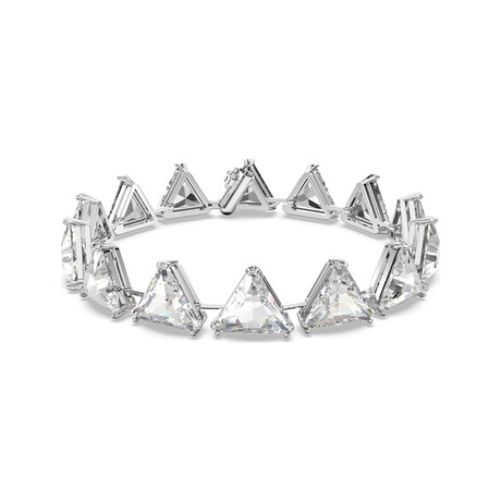 Swarovski Matrix Crystal Bracelet // White