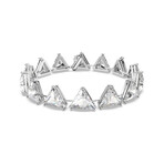 Swarovski Matrix Crystal Bracelet // White