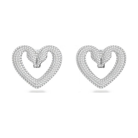 Swarovski Una Crystal Earrings // White