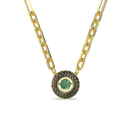 Swarovski Una Crystal Necklace // Green