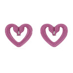 Swarovski Una Crystal Earrings // Purple