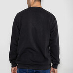 Crewneck Strip Sweater // Black (3XL)