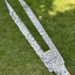 Hand Forged Damascus Steel Chef Knife // 5 pcs Set