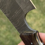 Hand Forged Damascus Steel Cleaver