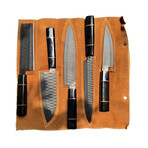 Black Edition D2 Steel Kitchen Knife // 5 pcs Set
