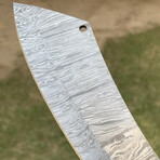 Hand Forged Damascus Steel Cleaver