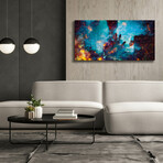 Between Life and Death (24"W x 12"H x 0.75"D)