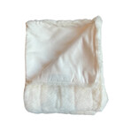 Mink Luxe Faux Fur Throw // Pearl (50"L x 65"W)