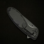 Bear 3D Wildlife Liner Lock // Folding Knife + Pocket Clip // 4.5"