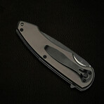 Howling Wolf Liner Lock // Folding Knive + Pocket Clip // 4.5"