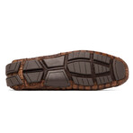 Remo // Caiman Fuscus Leather Penny Loafers // Brown (US: 9)