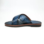 Elios // Alligator Leather Sandals // Navy (US: 9.5)
