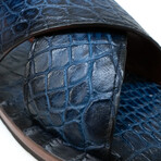 Elios // Alligator Leather Sandals // Navy (US: 9.5)