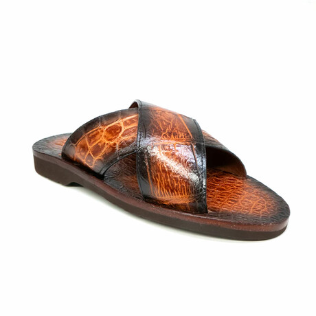 Elios // Alligator Leather Sandals // Honey (US: 7)