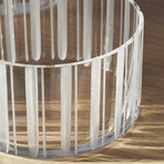 Cut In Number Bowl Stripes // Small