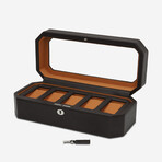 Windsor Leather 5 Piece Watch Box // Brown // 458306