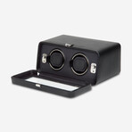 Windsor Heritage Vegan Leather Double Winder // Black // 4526029