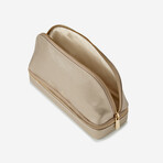 Heritage Pewter Leather Dual Jewelry Organizer // Gold // 886178