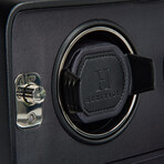 Windsor Heritage Vegan Leather Double Winder // Black // 4526029