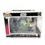 Mark Hamill // Autographed 'Darth Vader vs. Luke Skywalker' // Large Funko Pop! Moment Display