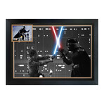 Darth Vader vs Luke Skywalker // David Prowse Signed Photo // Star Wars Collectible