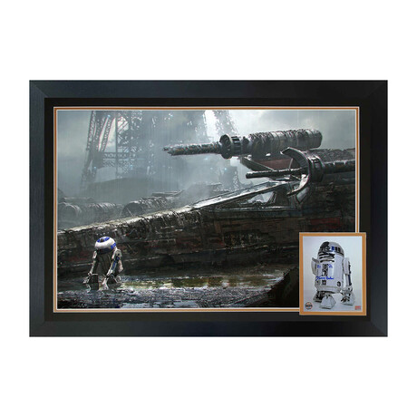 Kenny Baker // Signed R2-D2 Framed // Star Wars Collectible