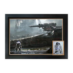 Kenny Baker // Signed R2-D2 Framed // Star Wars Collectible