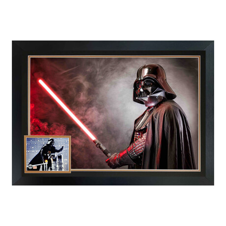 David Prowse // Signed Darth Vader Framed // Star Wars Collectible