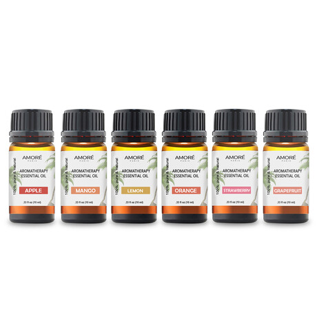 6-Piece: Tropical Collection Therapeutic-Grade Aromatherapy Essential Oil Gift Set // 10ml, 0.33 fl oz