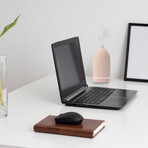 Porcelain Ceramic Ultrasonic Aromatherapy Essential Oil Diffuser // Pink