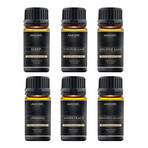 6-Piece: Well-Being Yoga Aromatherapy Essential Oil Gift Set (10ml, 0.33 fl oz)