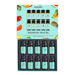 10-Piece: Fruity Fragrance Premium Aromatherapy Diffuser Oils Gift Set For Candle & Soap Making (10ml, 0.33 fl oz)