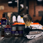 3-Piece: Ultimate Beard Wash, Conditioning, Care, Growth And Grooming Kit