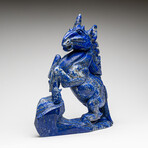 Genuine Polished Lapis Unicorn Carving