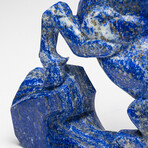 Genuine Polished Lapis Unicorn Carving