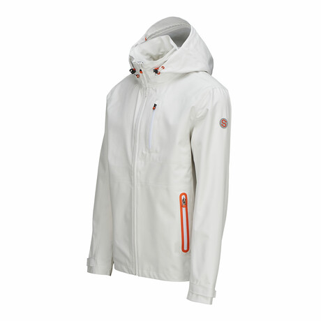 Geneve Rain Jacket // White (S)