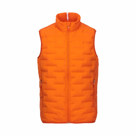 Lofoten Seamless Down Vest // Swims Orange (S)