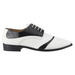 Tour // Leather Oxfords // White + Black (US: 8.5)