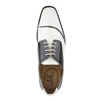 Tour // Leather Oxfords // White + Black (US: 8.5)