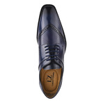 Kazma // Leather Oxfords // Navy (US: 10.5)
