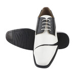 Tour // Leather Oxfords // White + Black (US: 8.5)