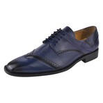 Kazma // Leather Oxfords // Navy (US: 10.5)