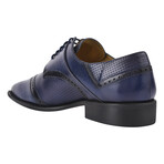 Kazma // Leather Oxfords // Navy (US: 10.5)