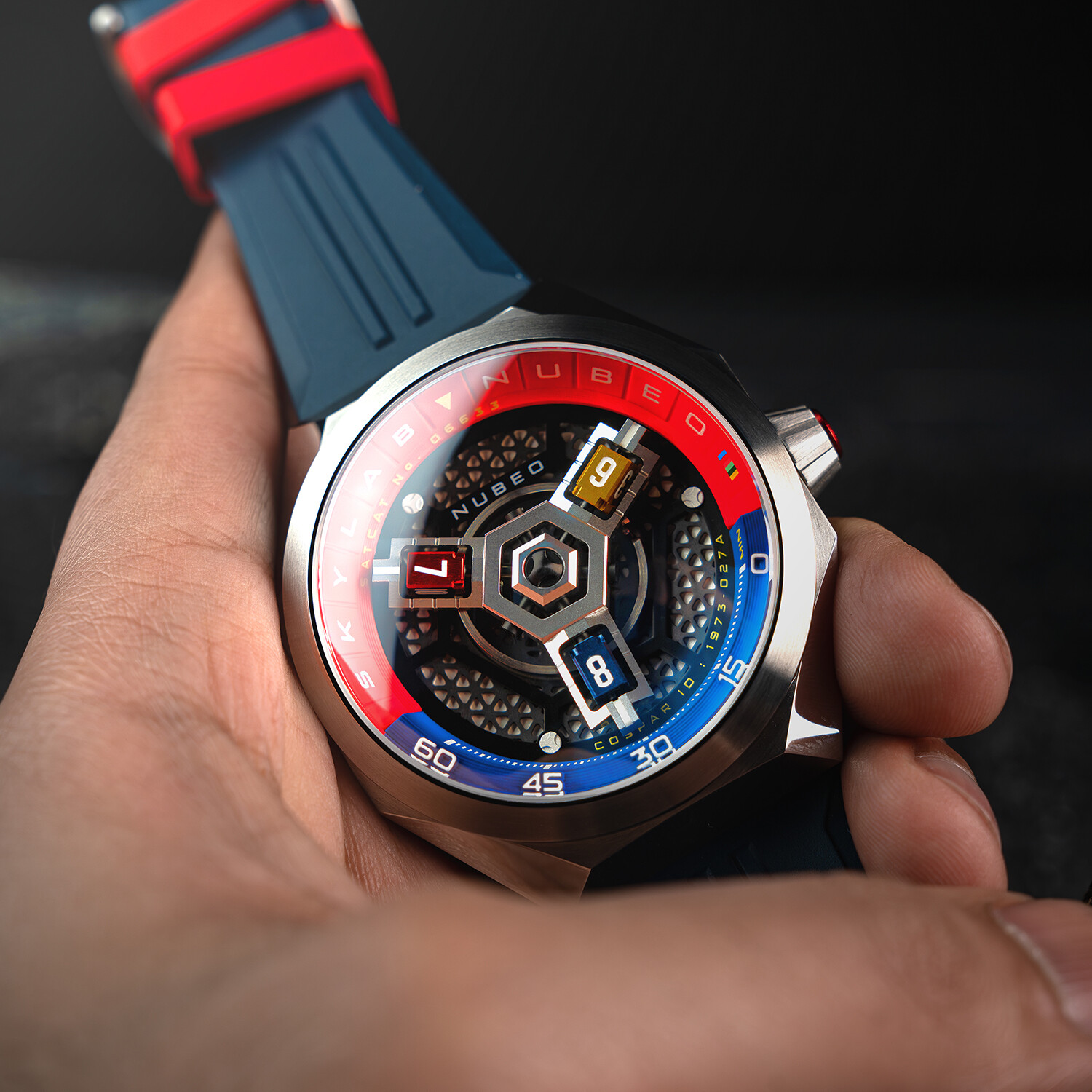 Nubeo Skylab Automatic NB-6083: Orologio Uomo 48mm In Acciaio, Edizione Limitata