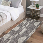Bodhi Grey Rug (2'8"L x 8'2"W)