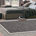 Brooks Charcoal Rug (2'8"L x 8'2"W)