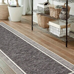 Brooks Charcoal Rug (2'8"L x 8'2"W)