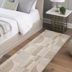 Bodhi Taupe Rug (2'8"L x 8'2"W)